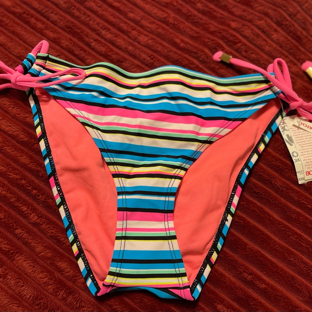 NWT Bongo Striped Bikini Bottom
